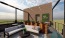 Large roof top patio with ample seating 